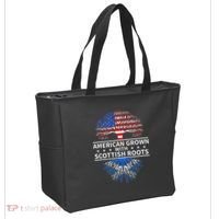 American Grown Scottish Roots Scotland Tote Bag thumb 2