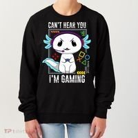 Axolotl Gaming Salamander As Gamer Women's Sweatshirt thumb 0
