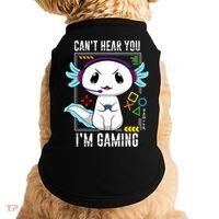 Axolotl Gaming Salamander As Gamer Doggie Tank thumb 0