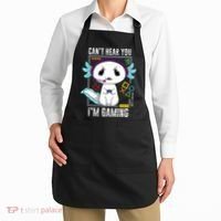 Axolotl Gaming Salamander As Gamer Apron thumb 2