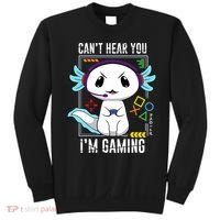 Axolotl Gaming Salamander As Gamer Sweatshirt thumb 0