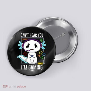 Axolotl Gaming Salamander As Gamer Button