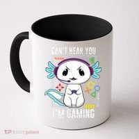 Axolotl Gaming Salamander As Gamer Coffee Mug thumb 0