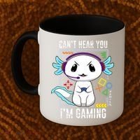 Axolotl Gaming Salamander As Gamer Coffee Mug thumb 2