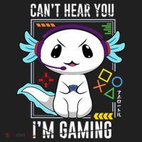 Axolotl Gaming Salamander As Gamer Beanie thumb 2