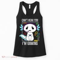 Axolotl Gaming Salamander As Gamer Women's Tank Top thumb 0