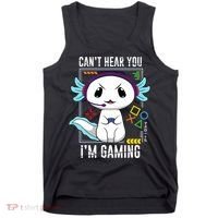 Axolotl Gaming Salamander As Gamer Tank Top thumb 0