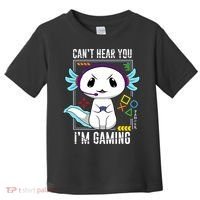 Axolotl Gaming Salamander As Gamer Toddler T-Shirt thumb 0