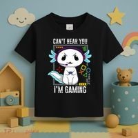 Axolotl Gaming Salamander As Gamer Toddler T-Shirt thumb 3