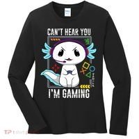 Axolotl Gaming Salamander As Gamer Women's Long Sleeve Shirt thumb 0