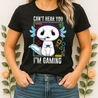 Axolotl Gaming Salamander As Gamer Women's T-Shirt thumb 2