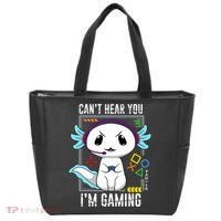 Axolotl Gaming Salamander As Gamer Tote Bag thumb 0