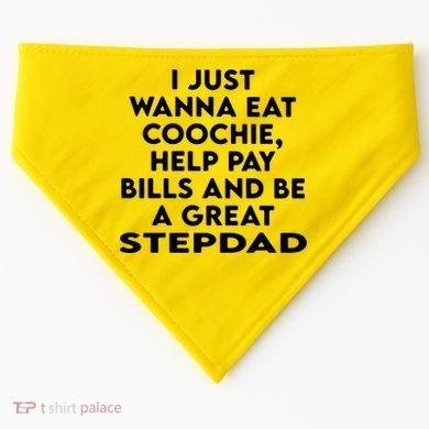 A Great Step Dad USA-Made Doggie Bandana