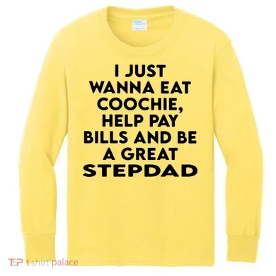 A Great Step Dad Kids Long Sleeve Shirt