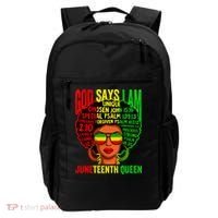 African God Says I Am Juneteenth Queen Black History Gift Backpack thumb 0