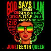 African God Says I Am Juneteenth Queen Black History Gift Coffee Mug thumb 5