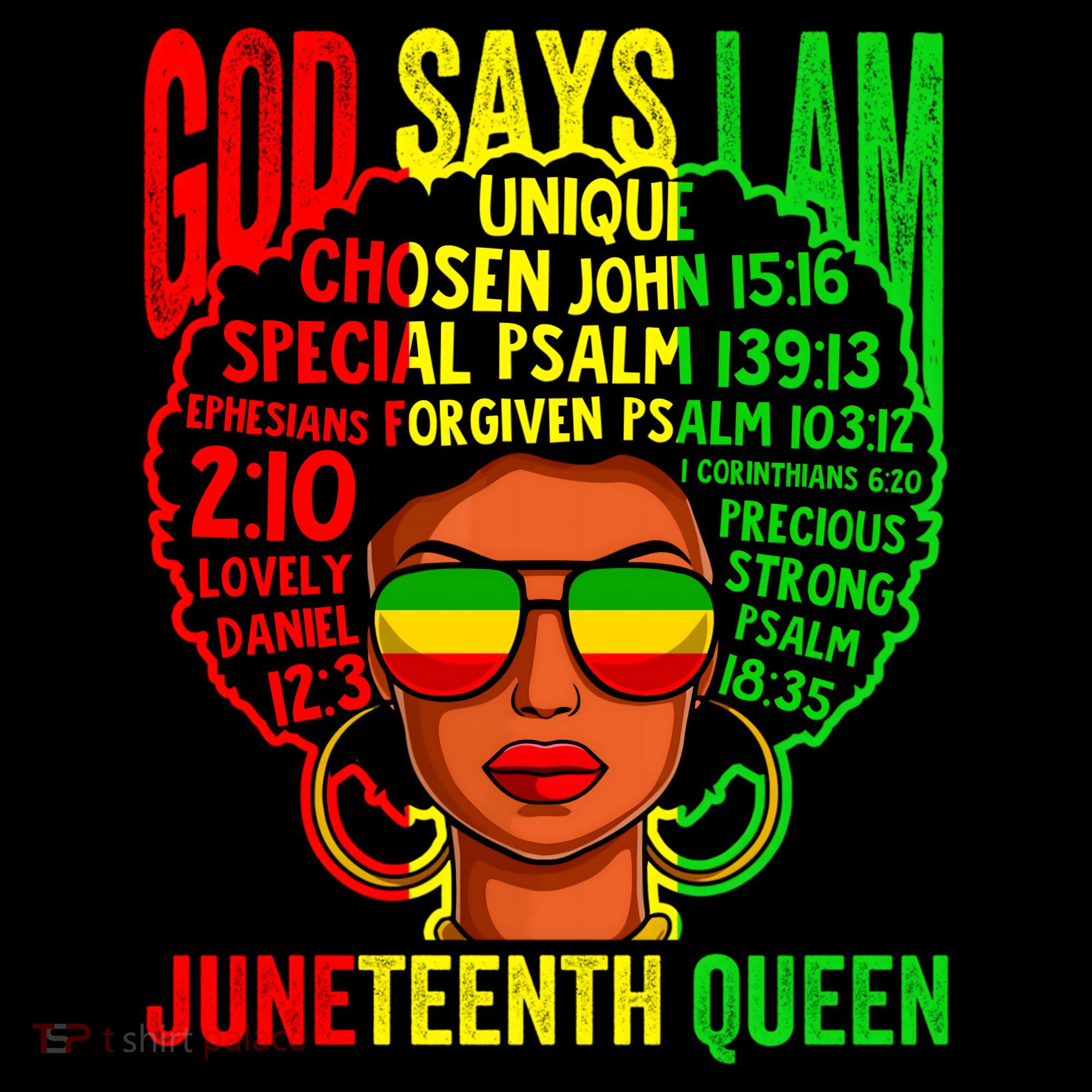 African God Says I Am Juneteenth Queen Black History Gift Coffee Mug