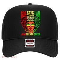 African God Says I Am Juneteenth Queen Black History Gift Hat thumb 0