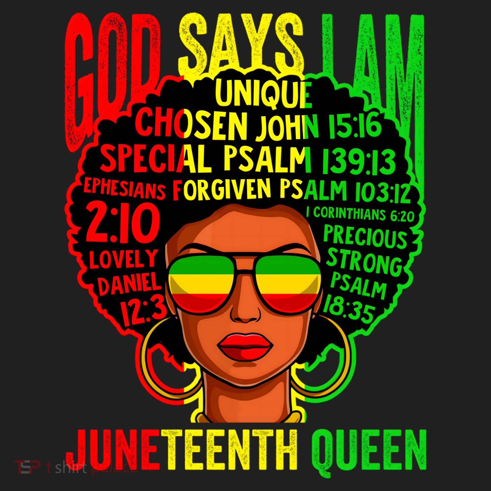African God Says I Am Juneteenth Queen Black History Gift Hat
