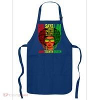 African God Says I Am Juneteenth Queen Black History Gift Apron thumb 0