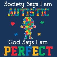 Autism God Says I Am Perfect Autism Awareness Women's Hoodie thumb 2