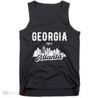 Atlanta Georgia Skyline Tank Top thumb 0