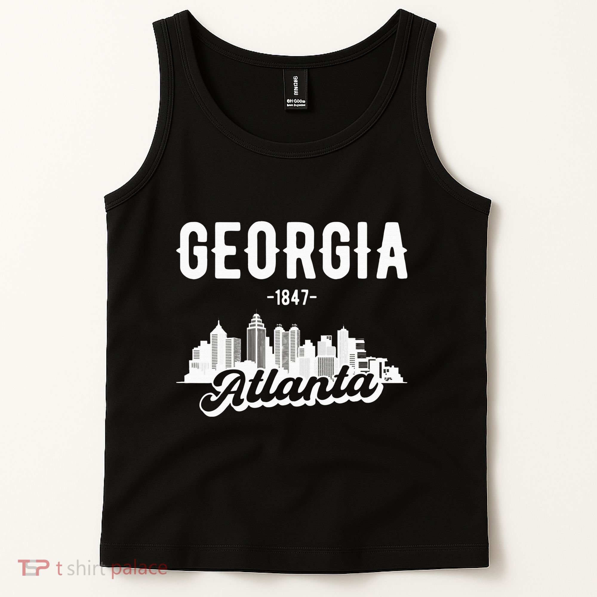 Atlanta Georgia Skyline Tank Top