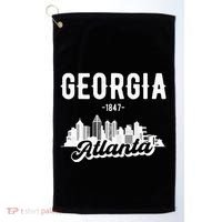 Atlanta Georgia Skyline Golf Towel thumb 0