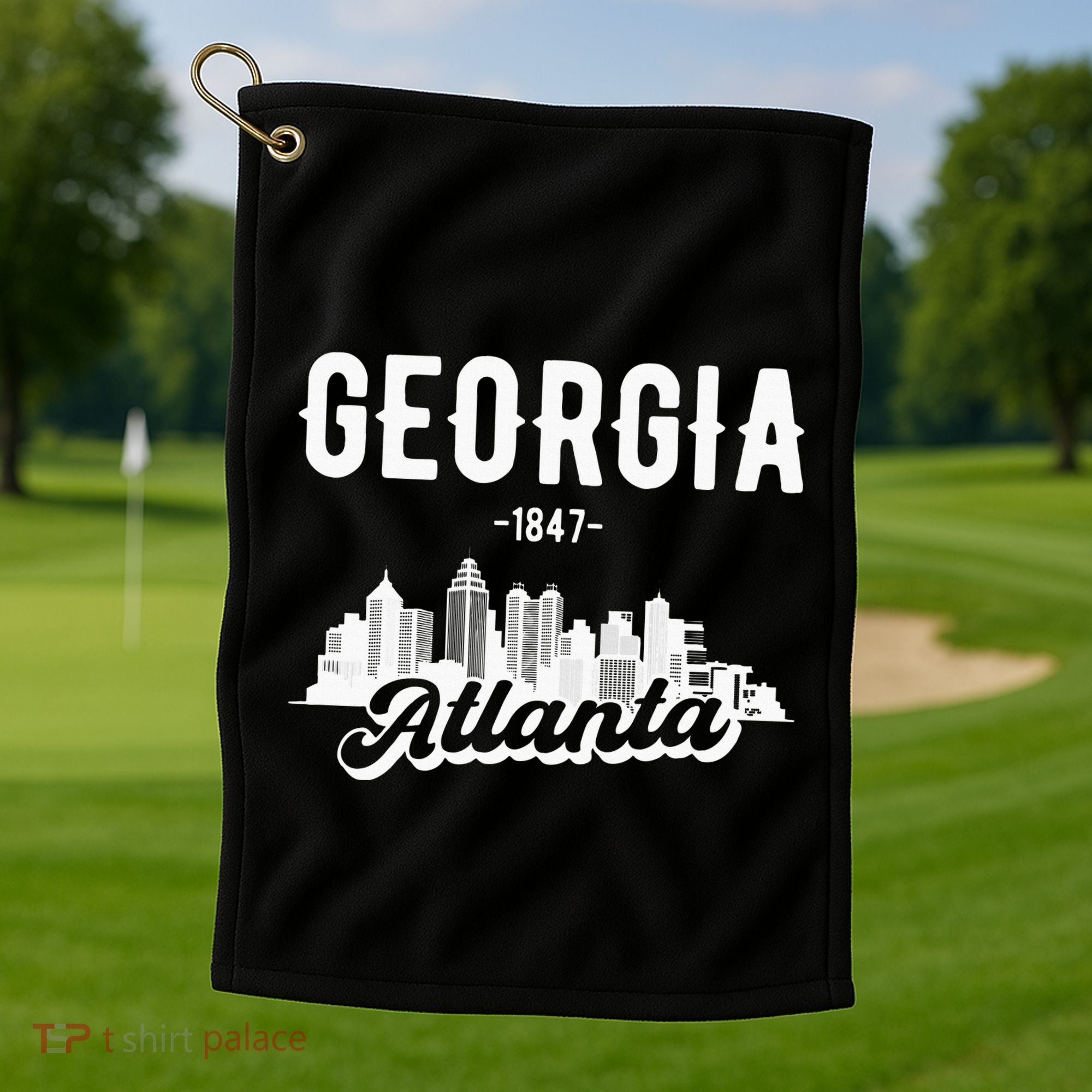 Atlanta Georgia Skyline Golf Towel
