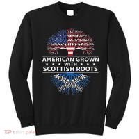 American Grown Scottish Roots Scotland Gift Sweatshirt thumb 0