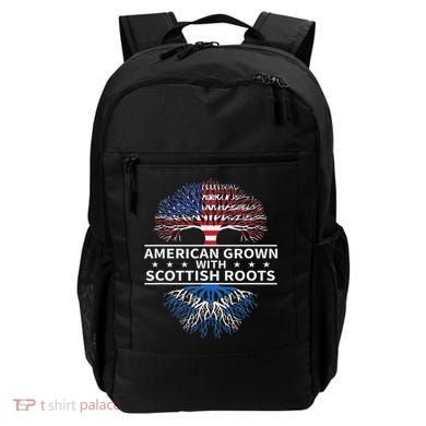 American Grown Scottish Roots Scotland Gift Backpack