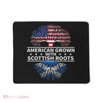 American Grown Scottish Roots Scotland Gift Mousepad thumb 0