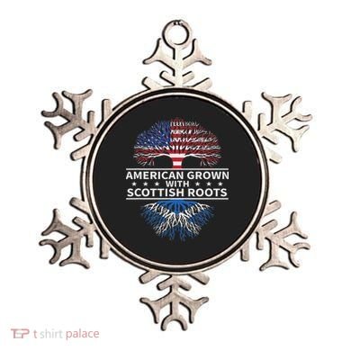 American Grown Scottish Roots Scotland Gift Ornament