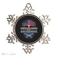 American Grown Scottish Roots Scotland Gift Ornament thumb 0
