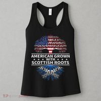 American Grown Scottish Roots Scotland Gift Women's Tank Top thumb 3
