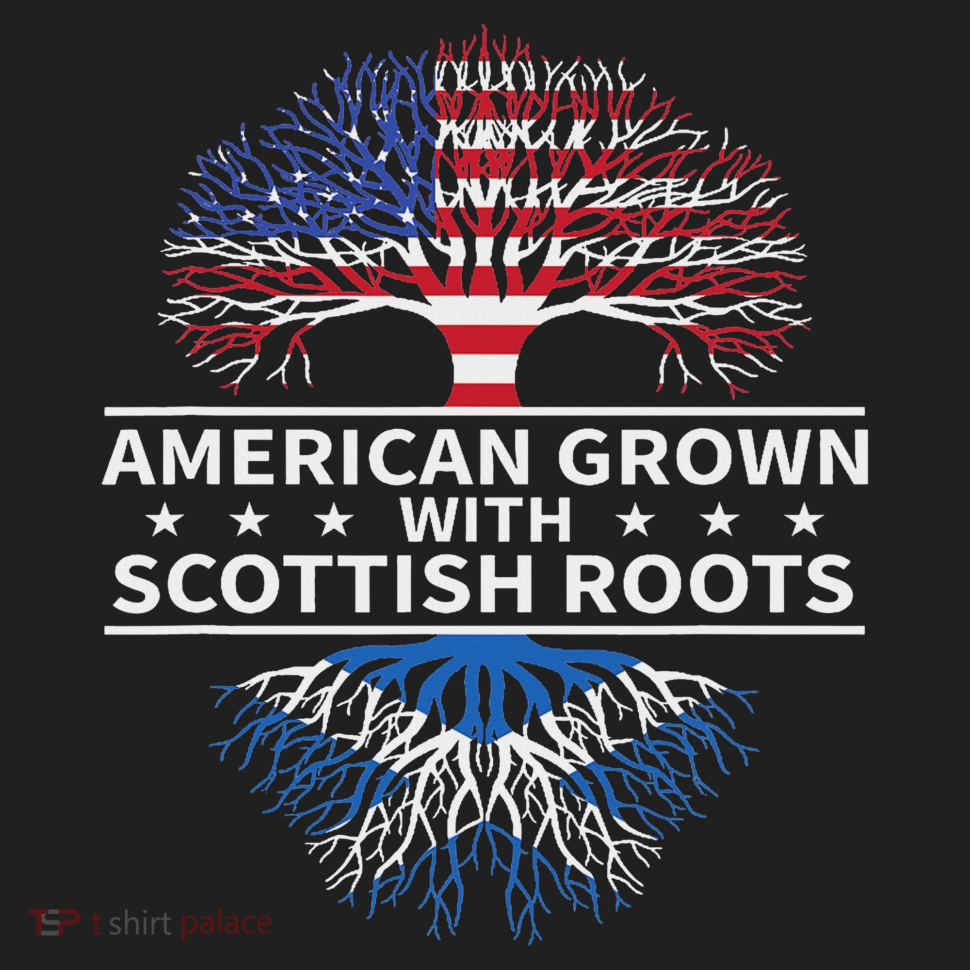 American Grown Scottish Roots Scotland Gift Golf Towel