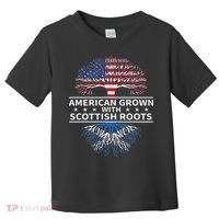 American Grown Scottish Roots Scotland Gift Toddler T-Shirt thumb 0