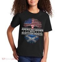 American Grown Scottish Roots Scotland Gift Kids T-Shirt thumb 2