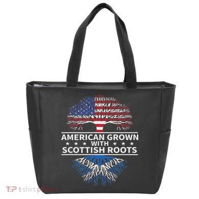American Grown Scottish Roots Scotland Gift Tote Bag