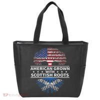 American Grown Scottish Roots Scotland Gift Tote Bag thumb 0