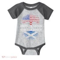 American Grown Scottish Roots Scotland Gift Infant Baby Jersey Bodysuit thumb 0