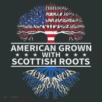 American Grown Scottish Roots Scotland Gift Infant Baby Jersey Bodysuit thumb 2