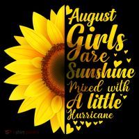 August Girls Sunshine Mixed Hurricane Gift Sunflower Birthday Gift Coffee Mug thumb 5