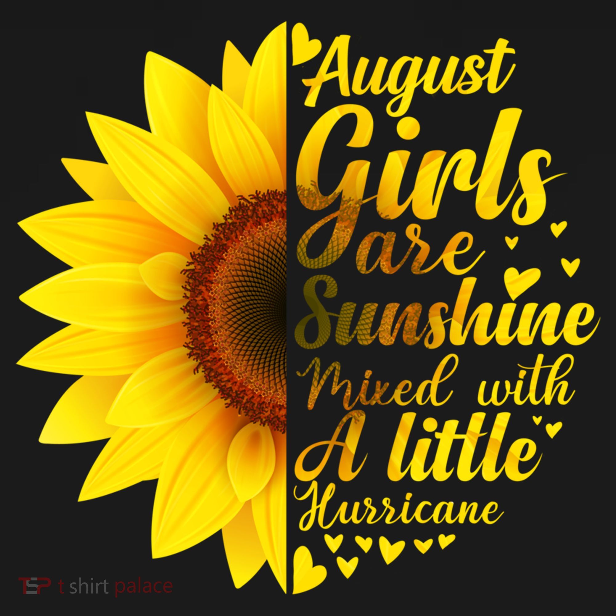 August Girls Sunshine Mixed Hurricane Gift Sunflower Birthday Gift Ornament