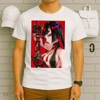 Anime Girl Samurai Waifu Japanese Aesthetic Otaku Weeb T-Shirt thumb 6