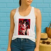 Anime Girl Samurai Waifu Japanese Aesthetic Otaku Weeb Women's Tank Top thumb 2