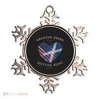 American Grown Scottish Heart Love Scotland Flag Gift Ornament thumb 0