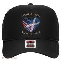 American Grown Scottish Heart Love Scotland Flag Gift Hat thumb 0