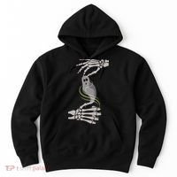 ASL Ghost Spooky Halloween For Deaf Community Hoodie thumb 0