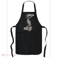ASL Ghost Spooky Halloween For Deaf Community Apron thumb 0